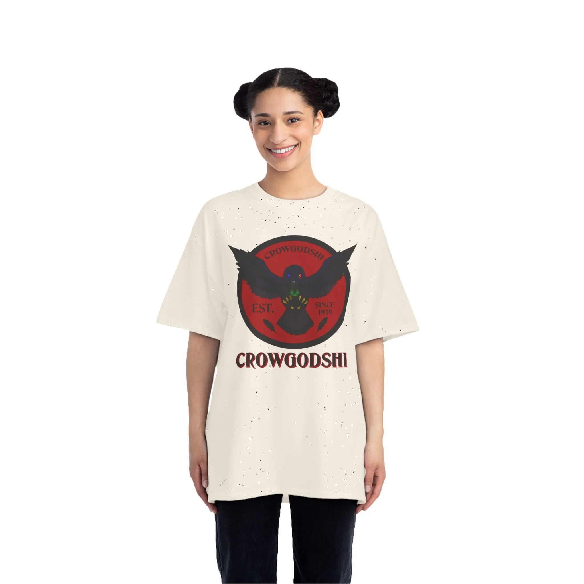 Crowgodshi First Generation Limited Edition Beefy-T®, BURGUNDY LOGO