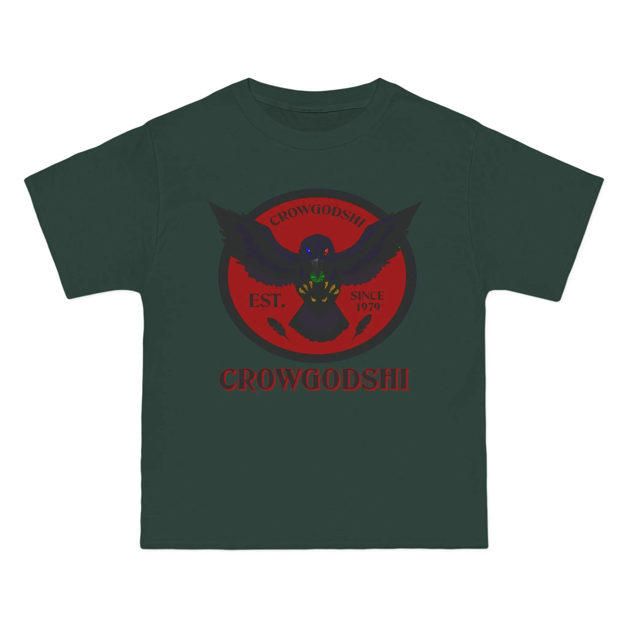 Crowgodshi First Generation Limited Edition Beefy-T®, BURGUNDY LOGO