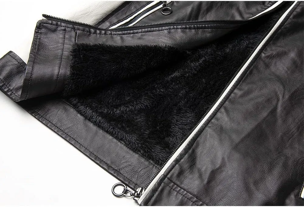 Dark Grim Death Skull Gothic Custom Men PU Leather Vest Jacket Coat