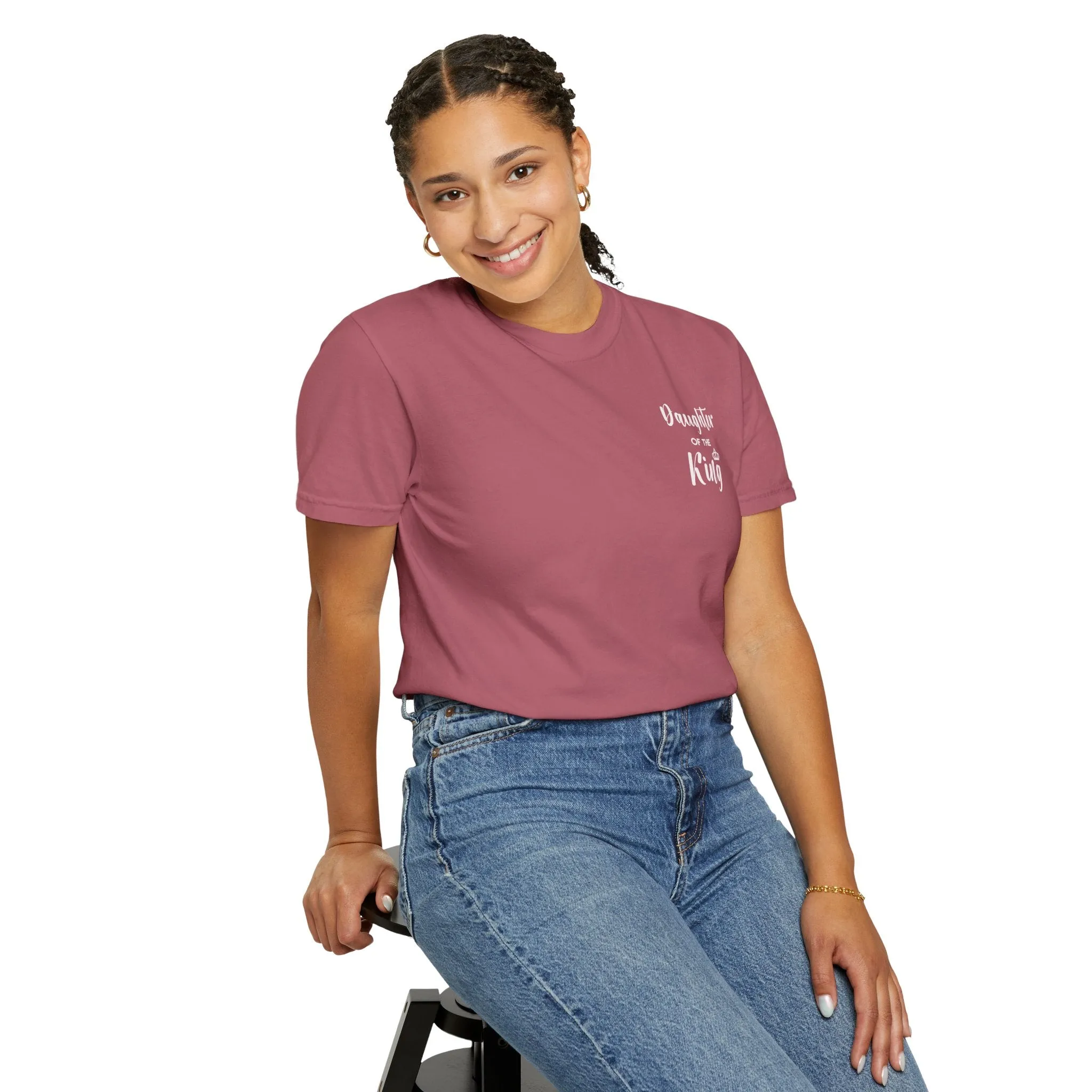 Daughter Of The King - Premium Unisex Heavyweight Crew-Neck T-shirt