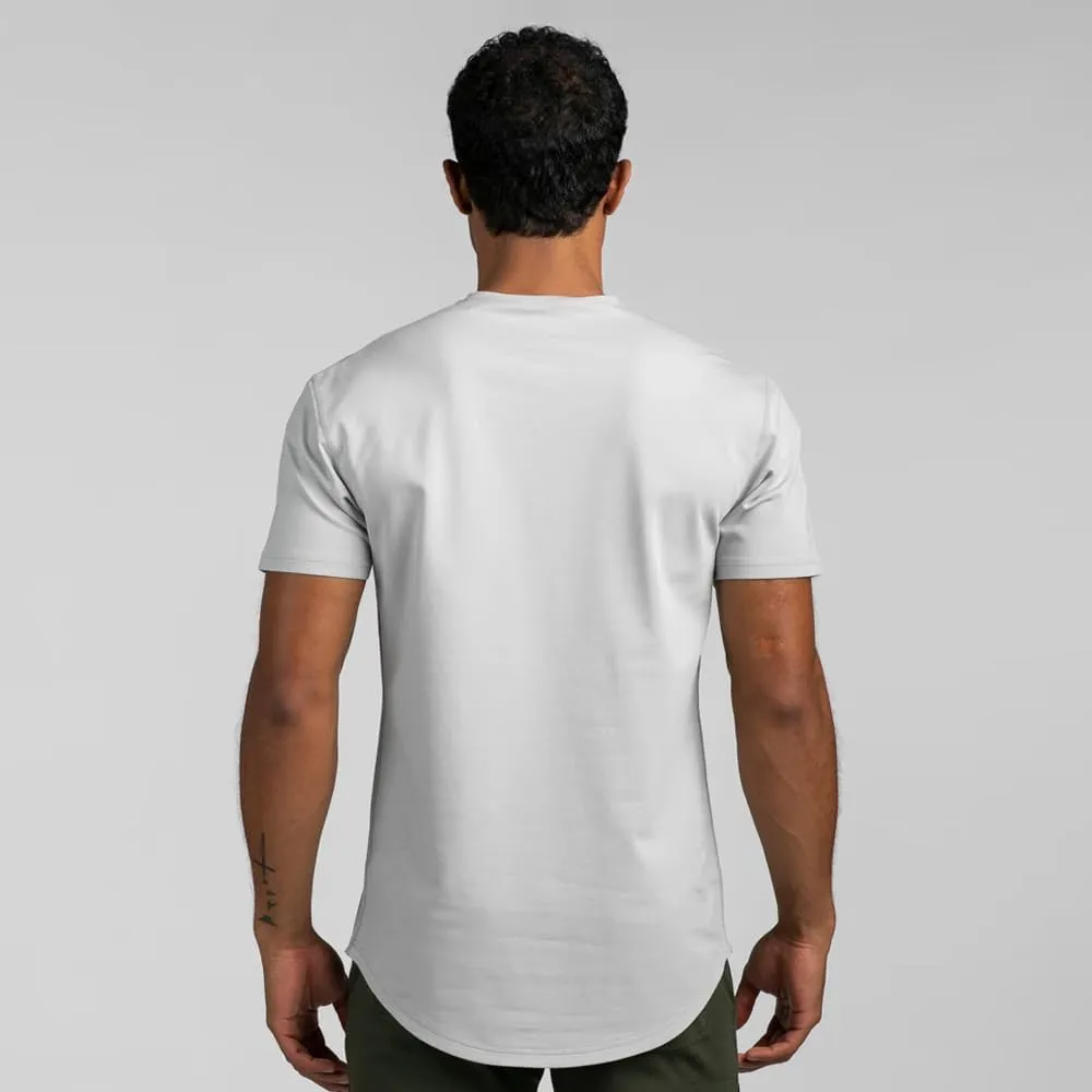 Drop-Cut Henley Shirts for Men, 3-Button Closure, Short Sleeve, Casual T-Shirt, Soft & Breathable, Wrinkle Resistant