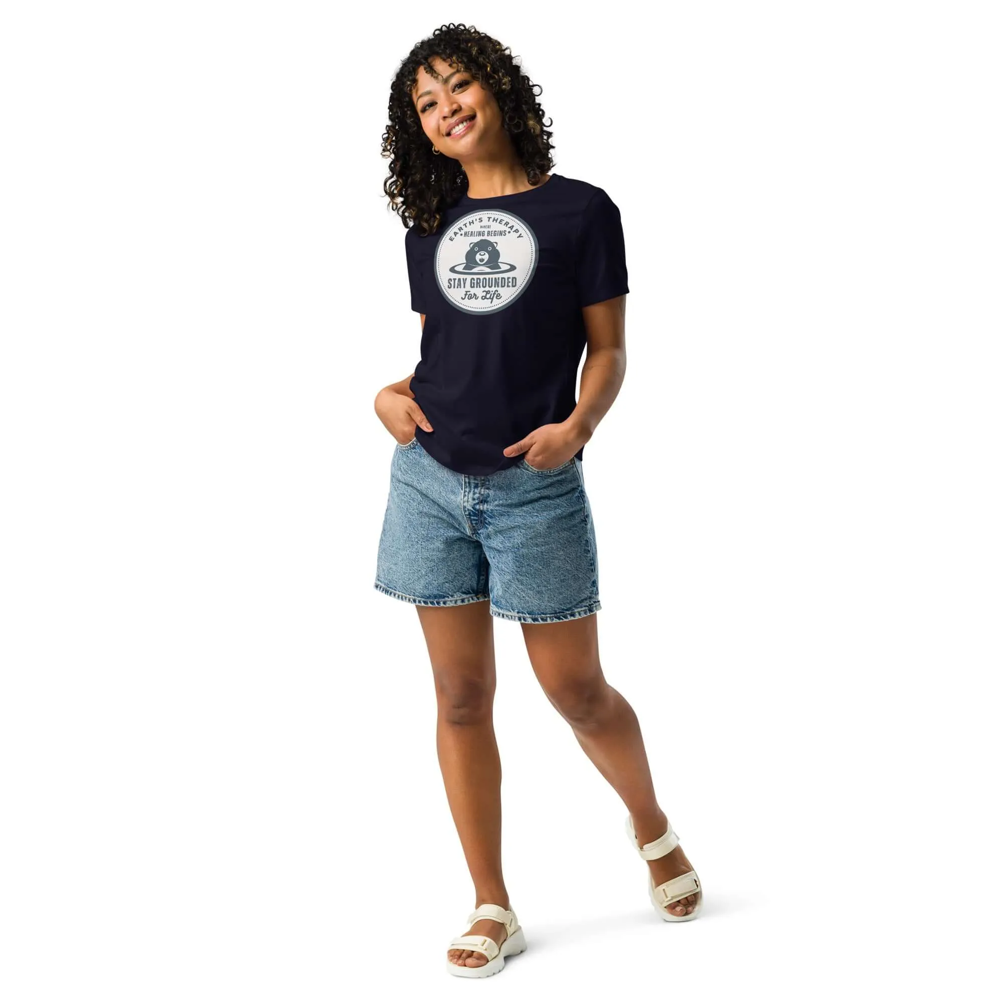 Earth's Therapy Grounding For Life Relaxed T-Shirt