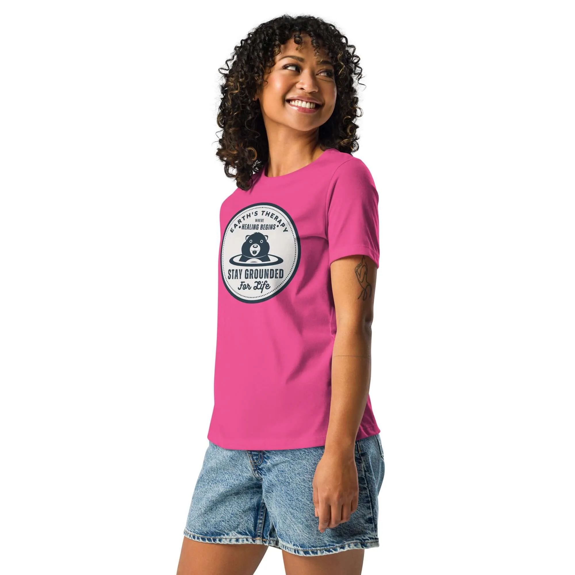 Earth's Therapy Grounding For Life Relaxed T-Shirt