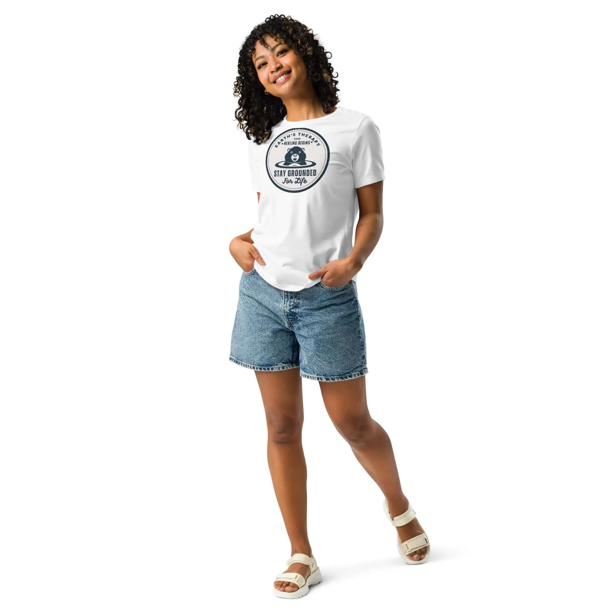 Earth's Therapy Grounding For Life Relaxed T-Shirt