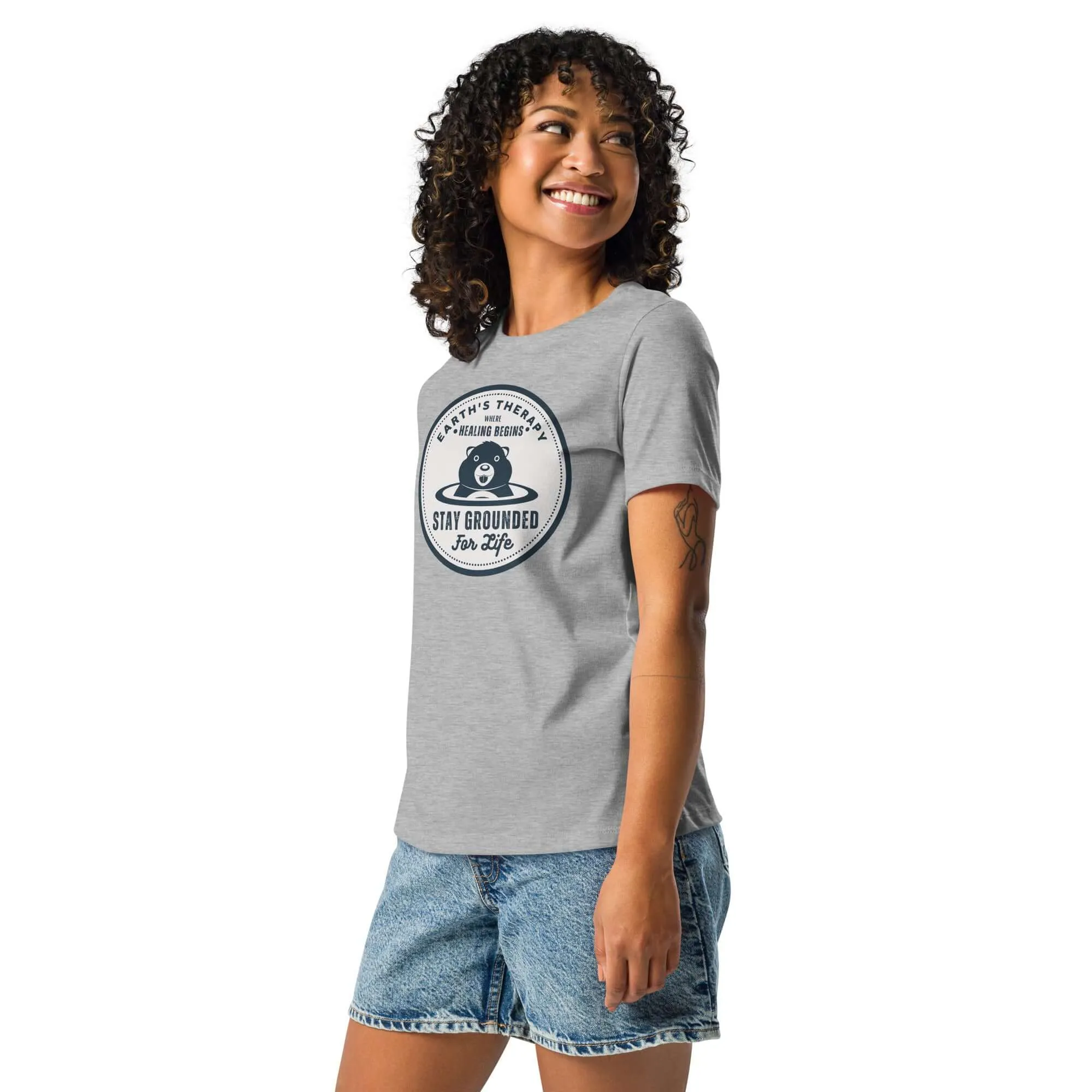 Earth's Therapy Grounding For Life Relaxed T-Shirt