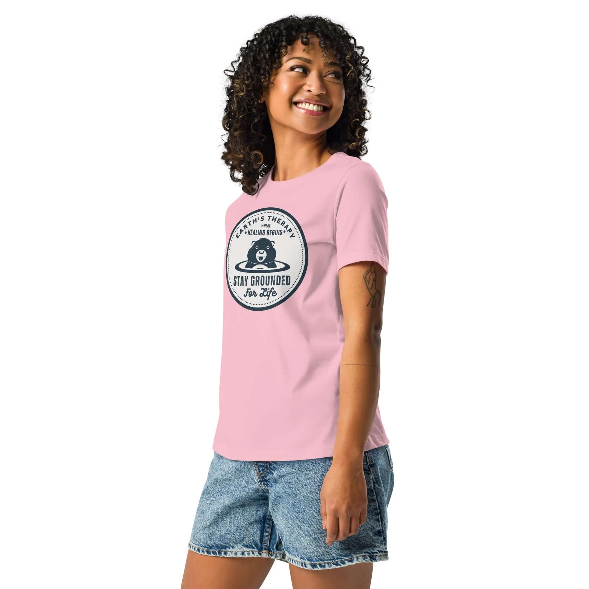 Earth's Therapy Grounding For Life Relaxed T-Shirt