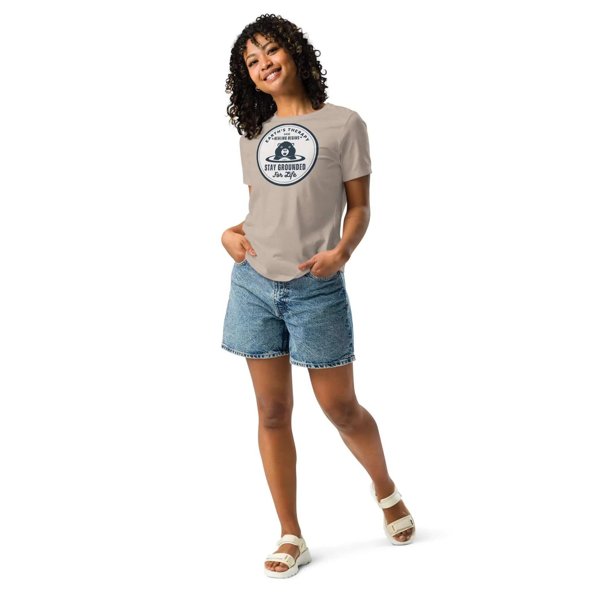 Earth's Therapy Grounding For Life Relaxed T-Shirt