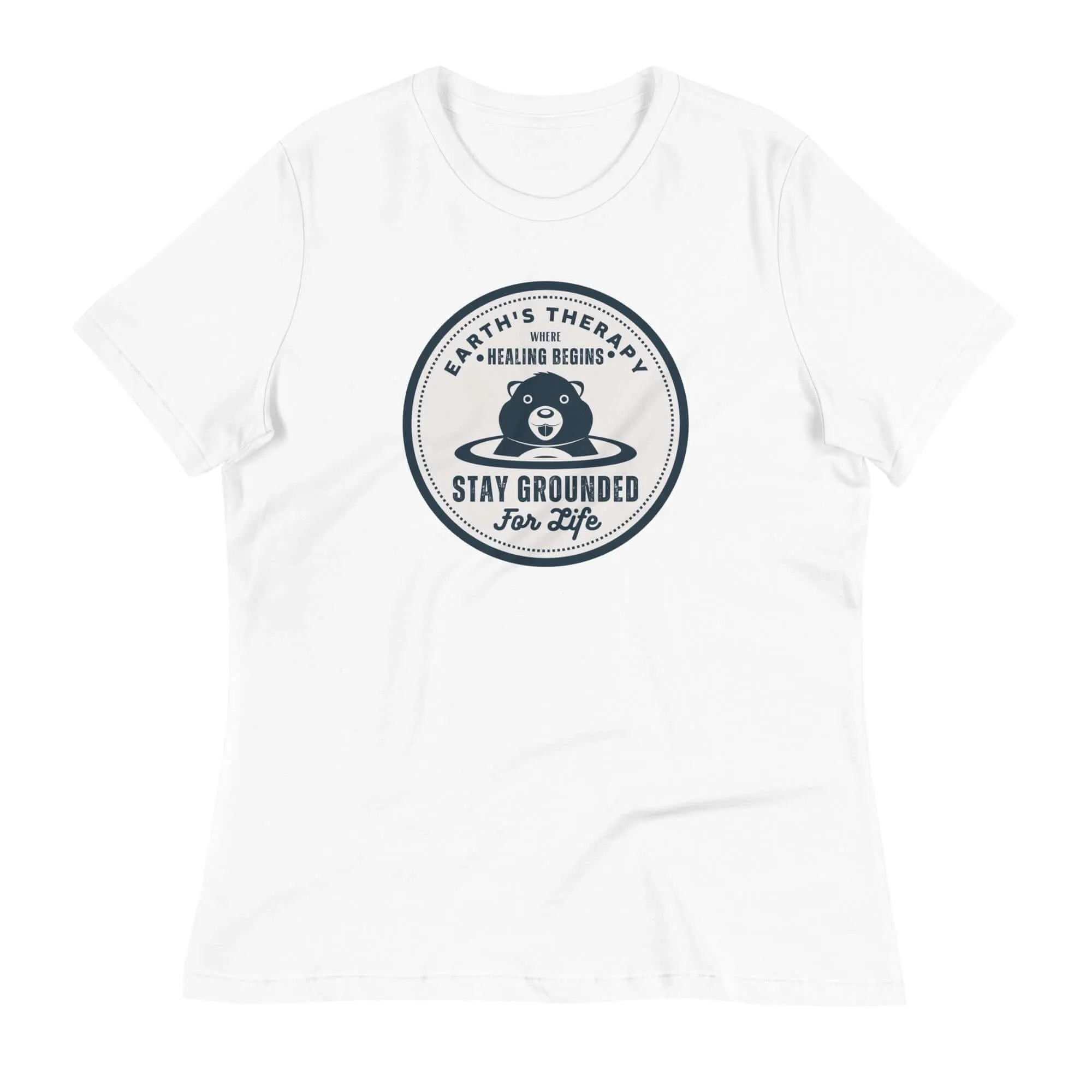 Earth's Therapy Grounding For Life Relaxed T-Shirt