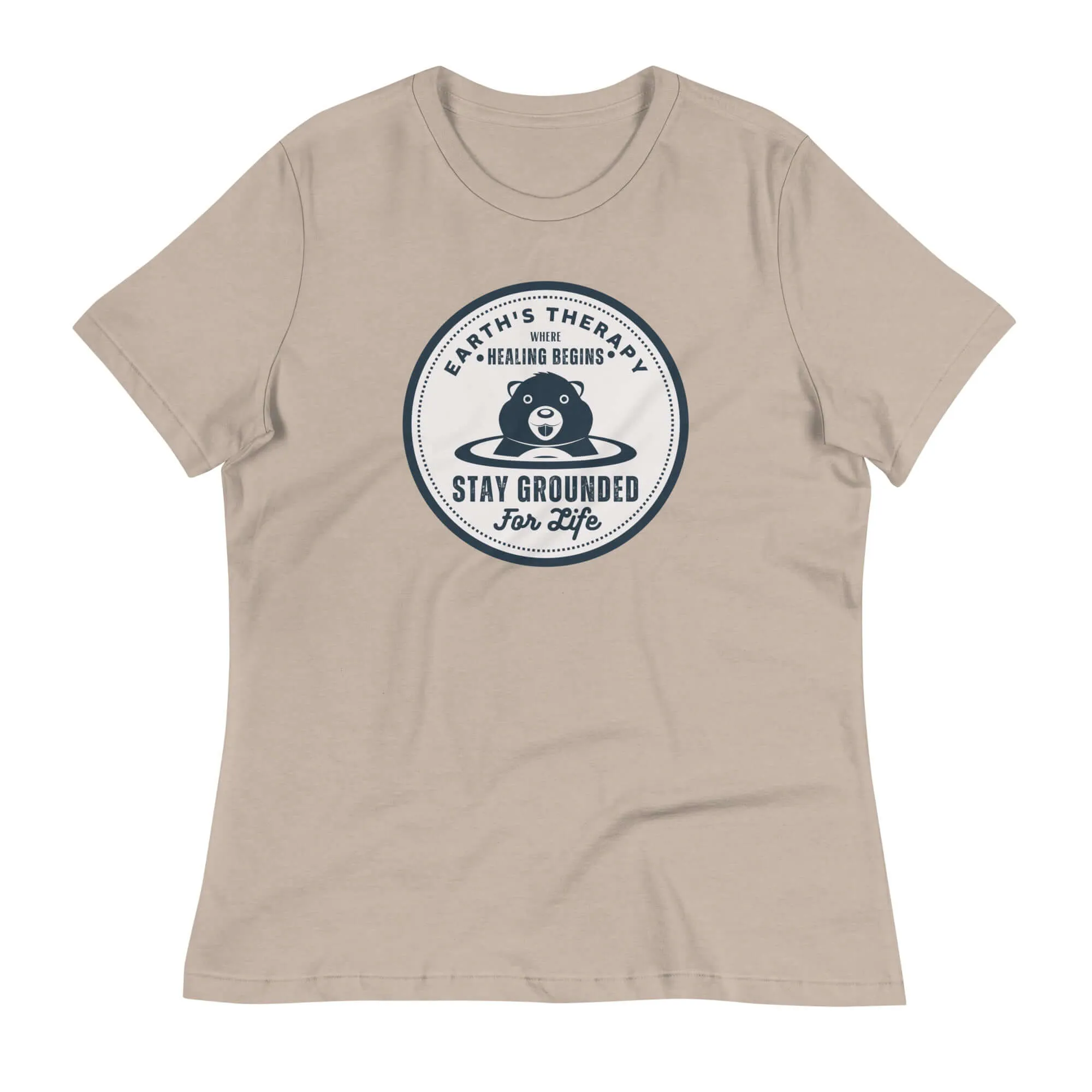 Earth's Therapy Grounding For Life Relaxed T-Shirt
