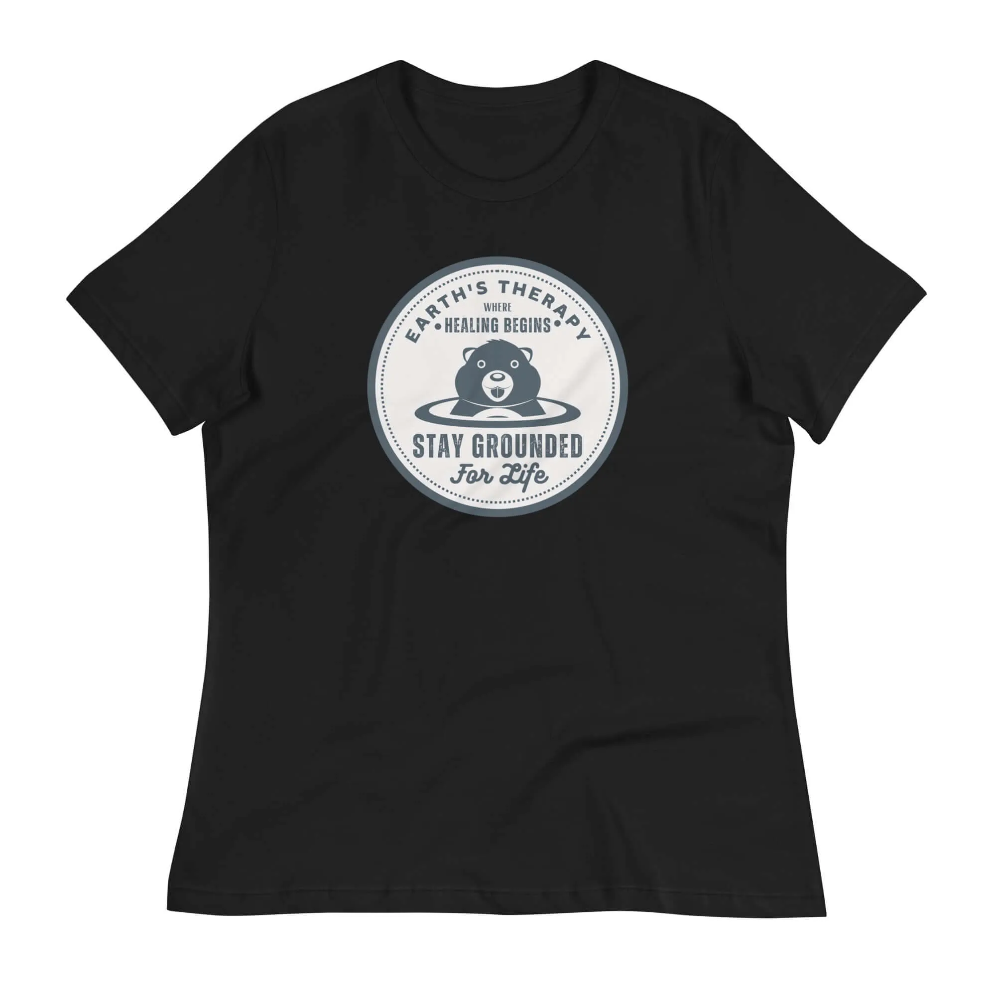Earth's Therapy Grounding For Life Relaxed T-Shirt