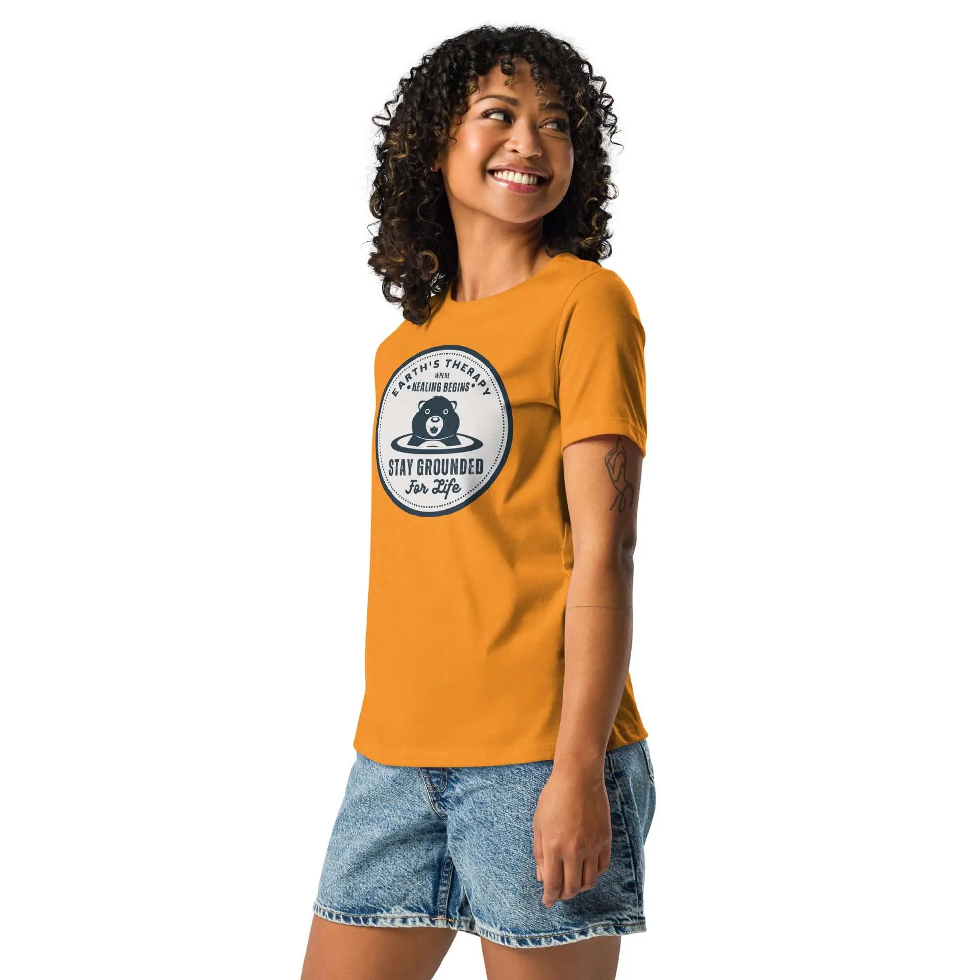 Earth's Therapy Grounding For Life Relaxed T-Shirt