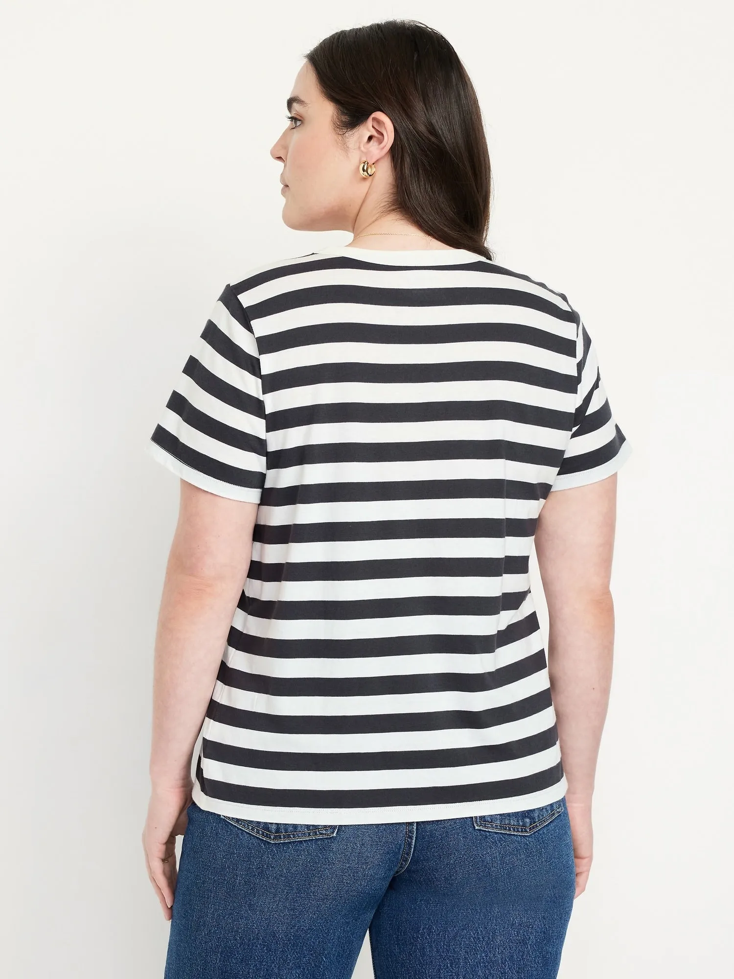 EveryWear Crew-Neck Striped T-Shirt