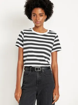 EveryWear Crew-Neck Striped T-Shirt