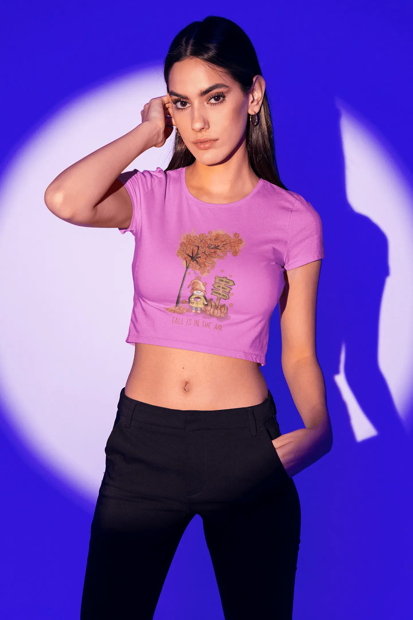 Fall is in the Air Cropped T-Shirt