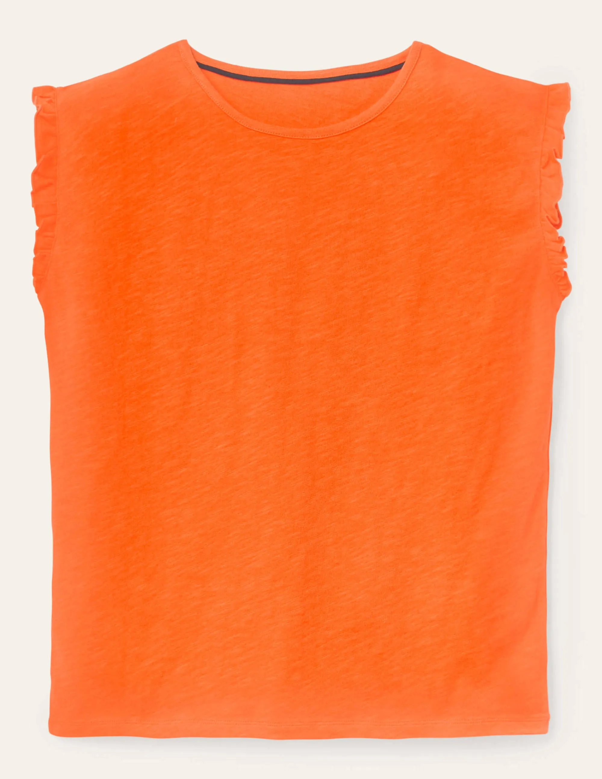 Faye Jersey Top-Satsuma
