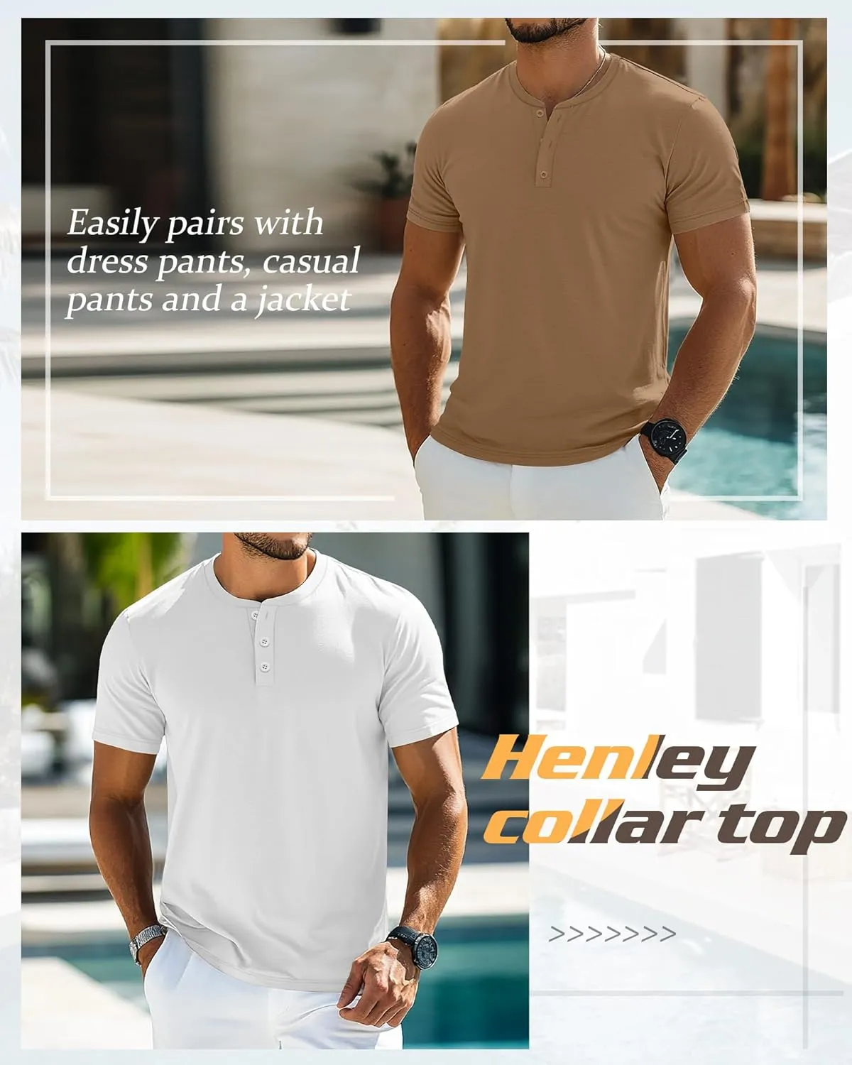 Ficerd 3 Pack Men's Big and Tall Shirts Cotton Short Sleeve Plus Size Tee Loose Fit Casual T Shirts Basic Oversized Tops