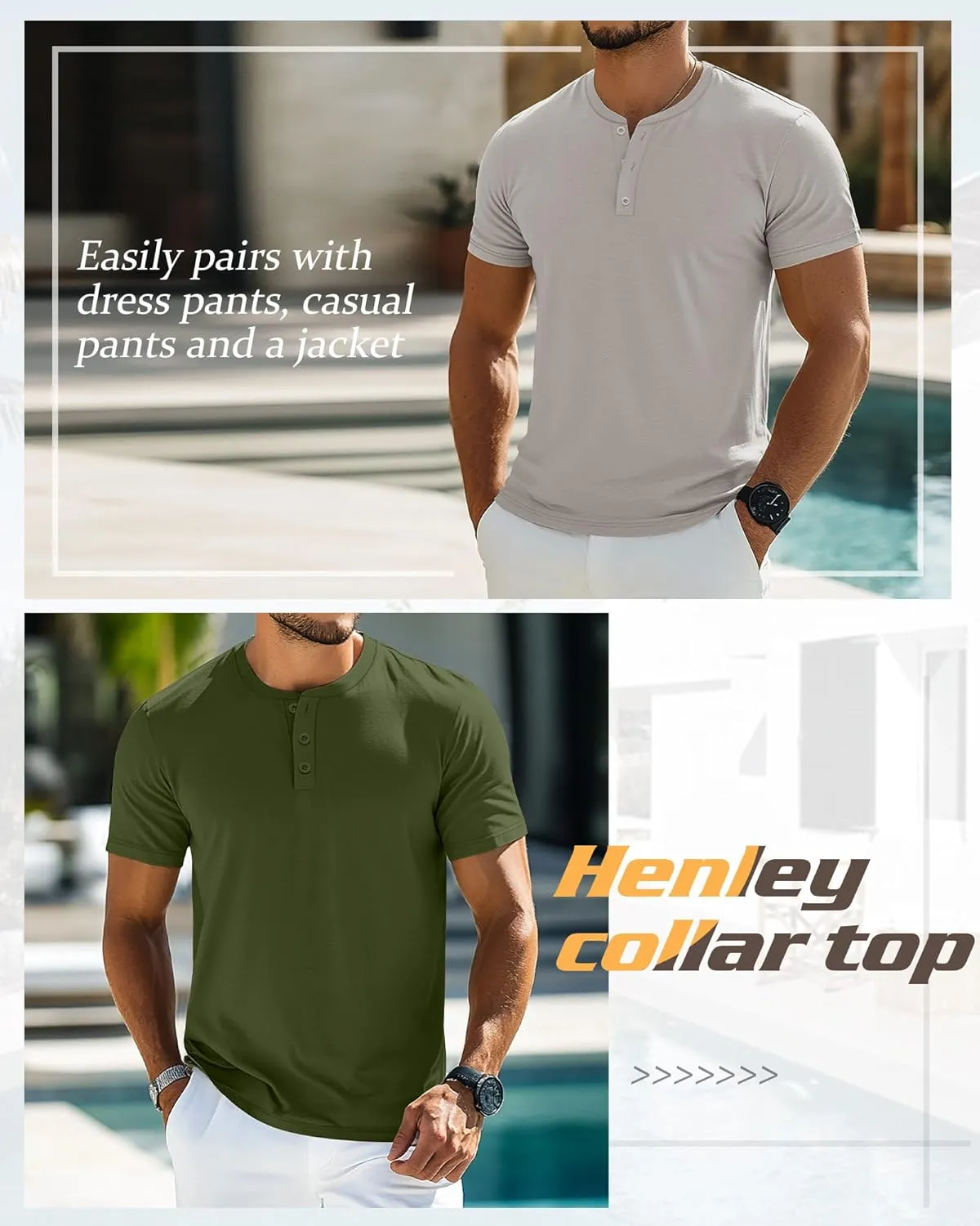 Ficerd 3 Pack Men's Big and Tall Shirts Cotton Short Sleeve Plus Size Tee Loose Fit Casual T Shirts Basic Oversized Tops