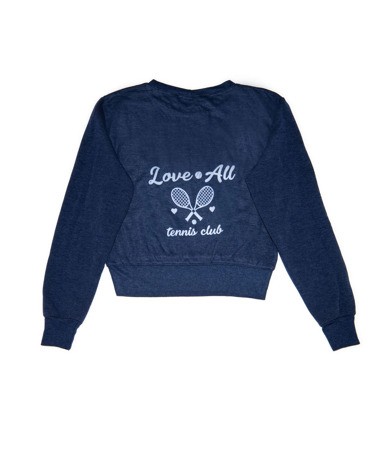 Firehouse Girls Preppy Tennis Club Sweatshirt Navy