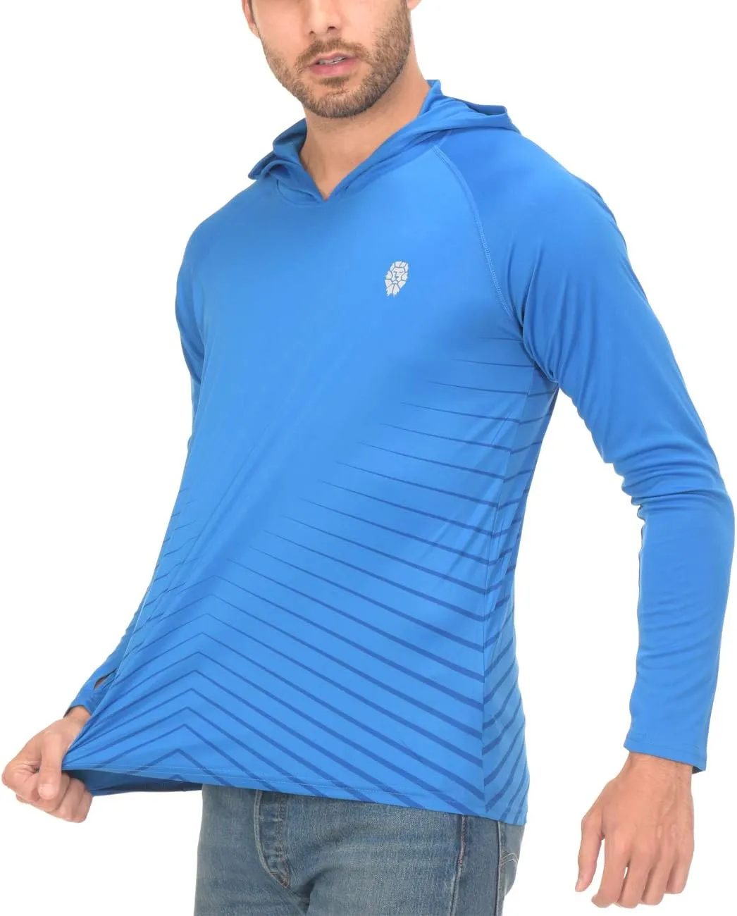 Fishing Shirts for Men Long Sleeve - Sun Protection SPF 50  UV Tshirt Hoodies