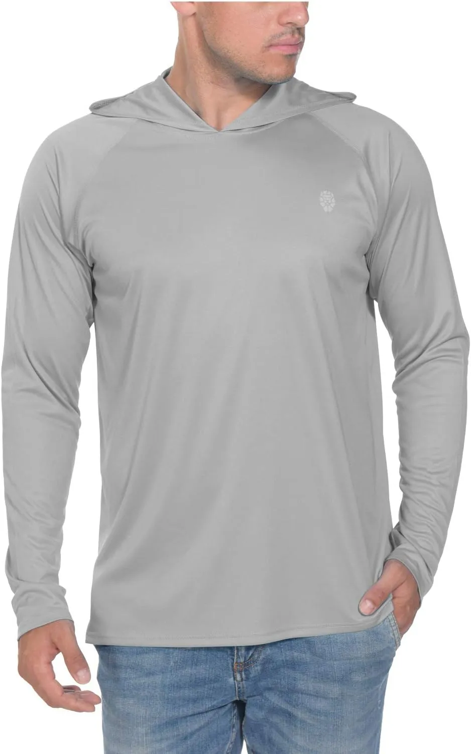 Fishing Shirts for Men Long Sleeve - Sun Protection SPF 50  UV Tshirt Hoodies