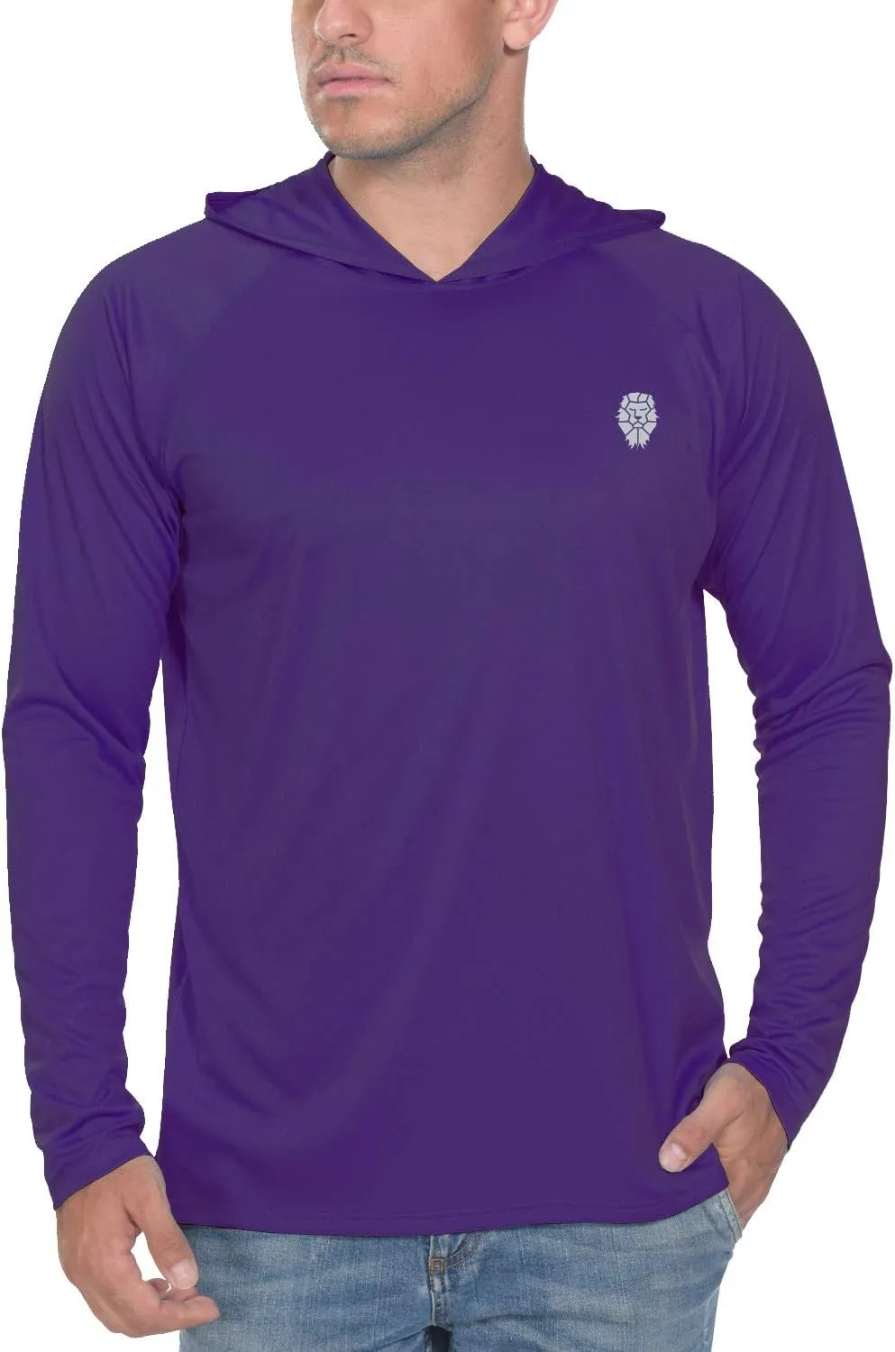Fishing Shirts for Men Long Sleeve - Sun Protection SPF 50  UV Tshirt Hoodies