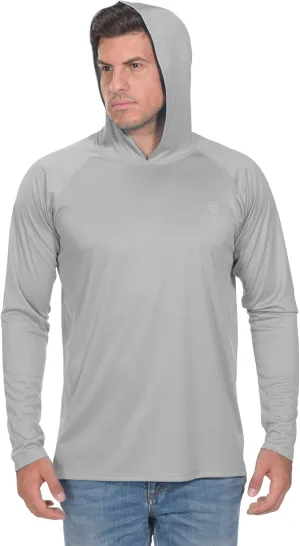 Fishing Shirts for Men Long Sleeve - Sun Protection SPF 50  UV Tshirt Hoodies