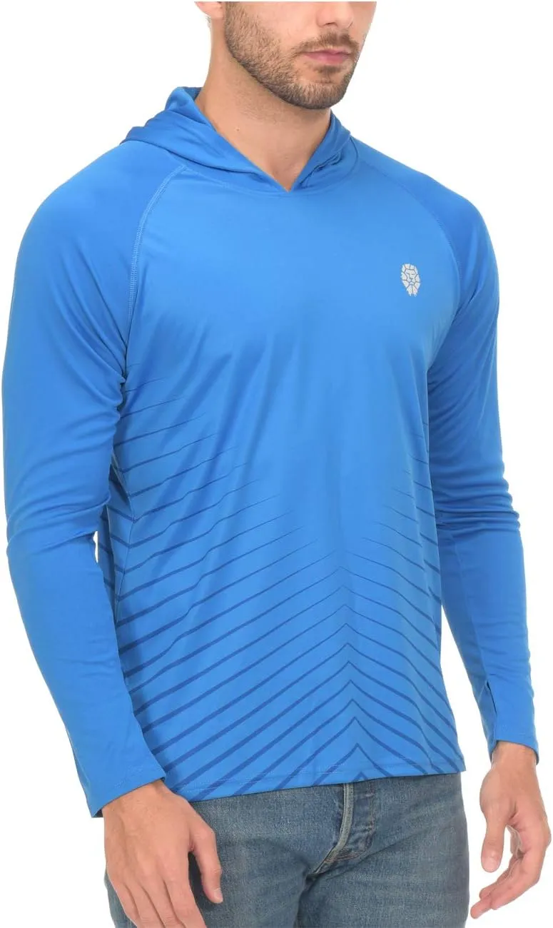 Fishing Shirts for Men Long Sleeve - Sun Protection SPF 50  UV Tshirt Hoodies