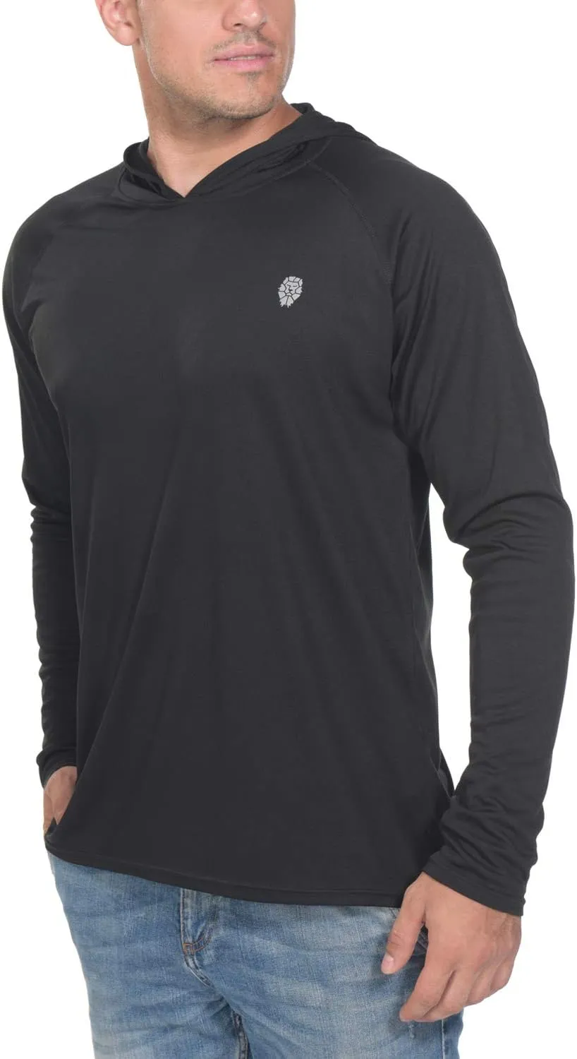 Fishing Shirts for Men Long Sleeve - Sun Protection SPF 50  UV Tshirt Hoodies