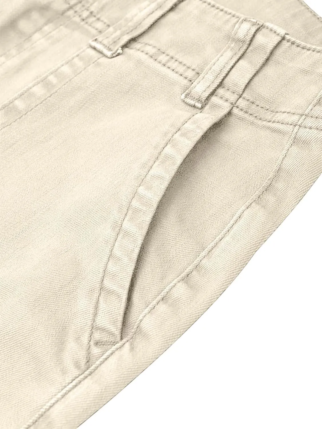 Flamingals Women's Wide Leg Jeans Mid Waist Causal Straight Leg Business Cargo Pants
