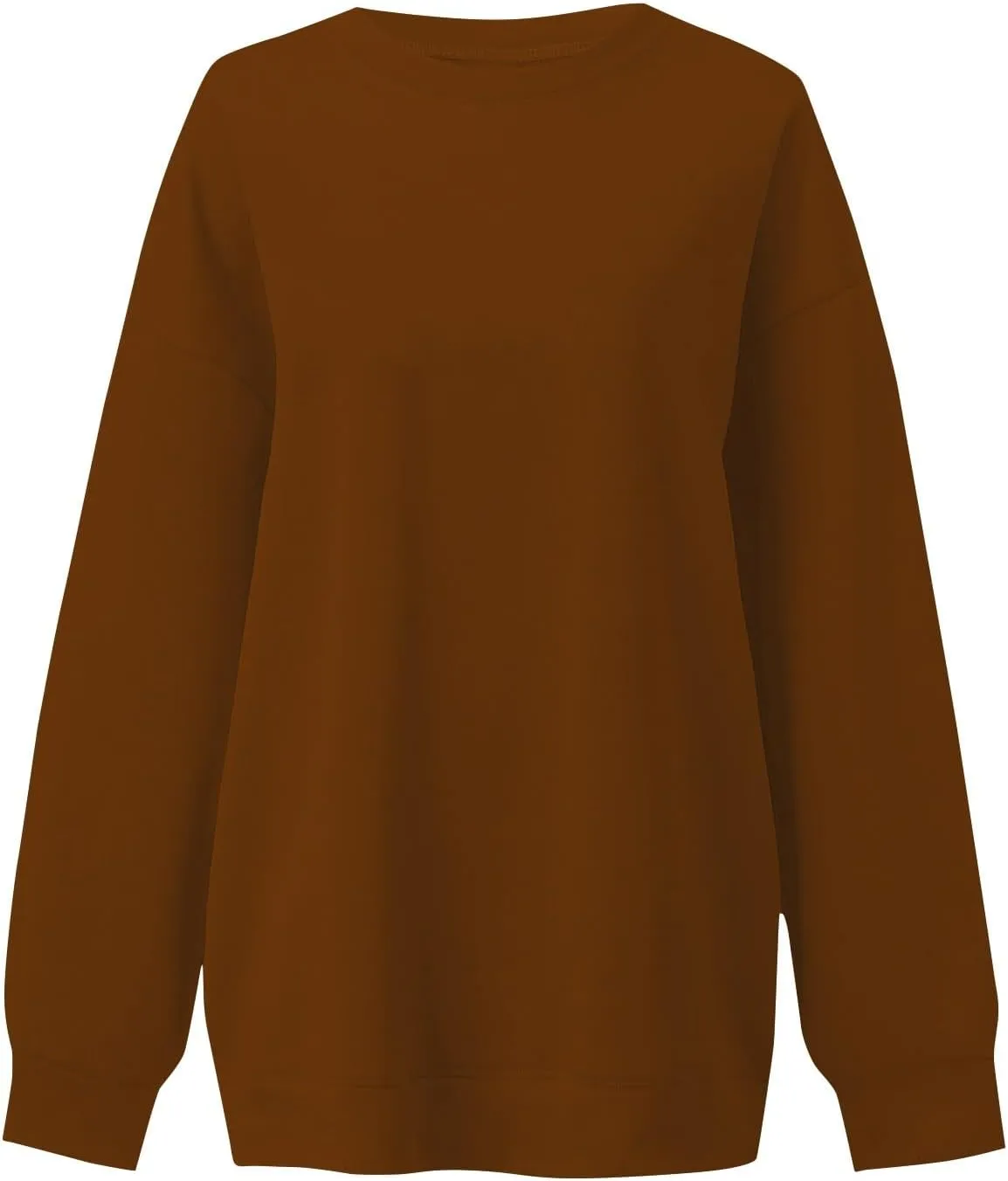 Fleece Plus Size Crewneck Sweatshirts Women Oversized Sweatshirt Hoodies Tunic Pullover Warm Sweaters Casual Tops