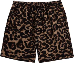 Floerns Men's Boho Tribal Print Drawstring Waist Summer Shorts with Pocket