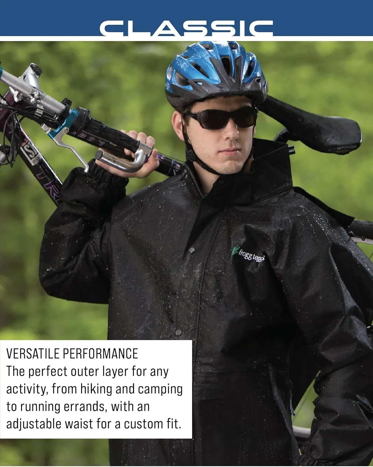 FROGG TOGGS Men's Classic Pro Action Waterproof Breathable Rain Jacket