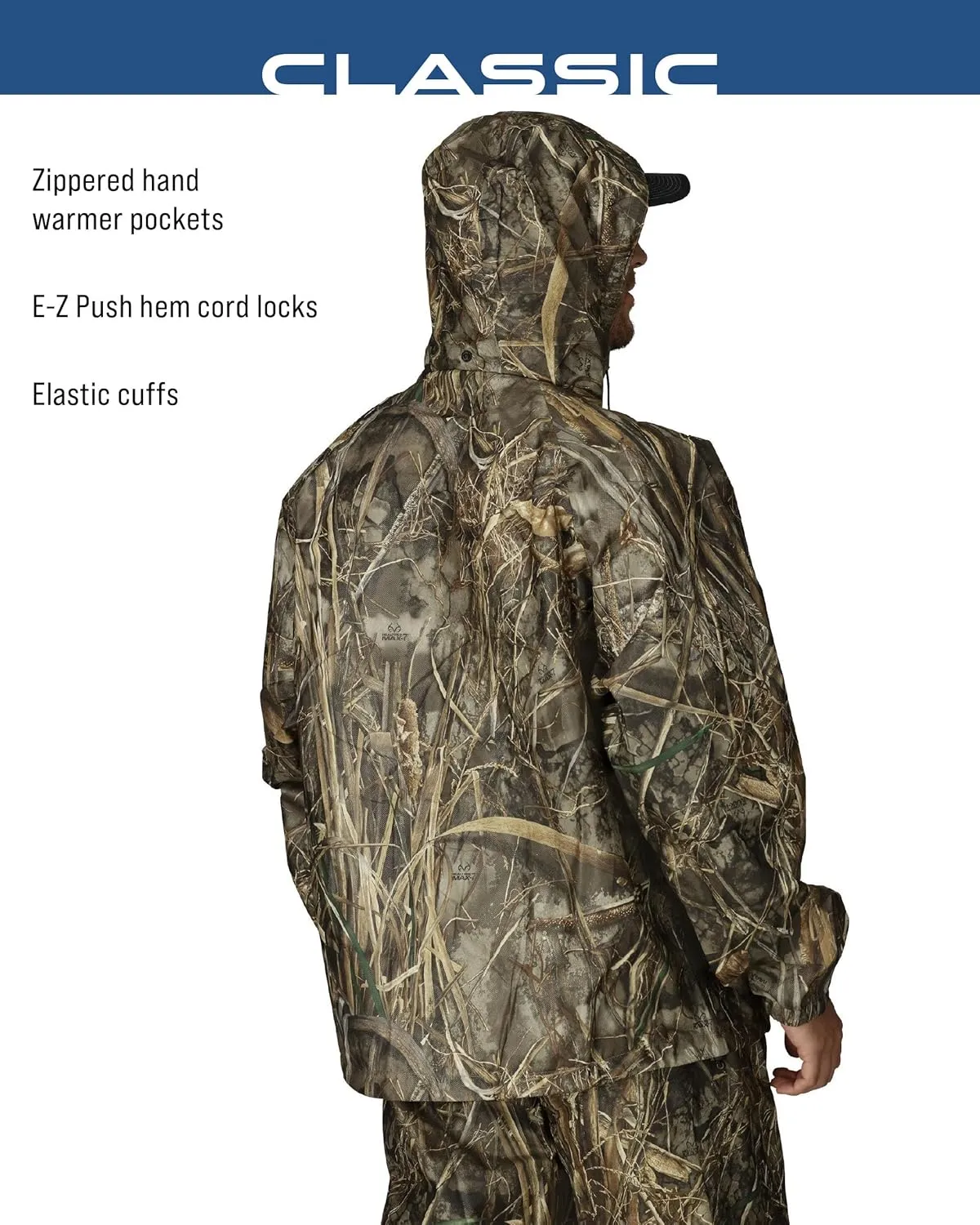 FROGG TOGGS Men's Classic Pro Action Waterproof Breathable Rain Jacket
