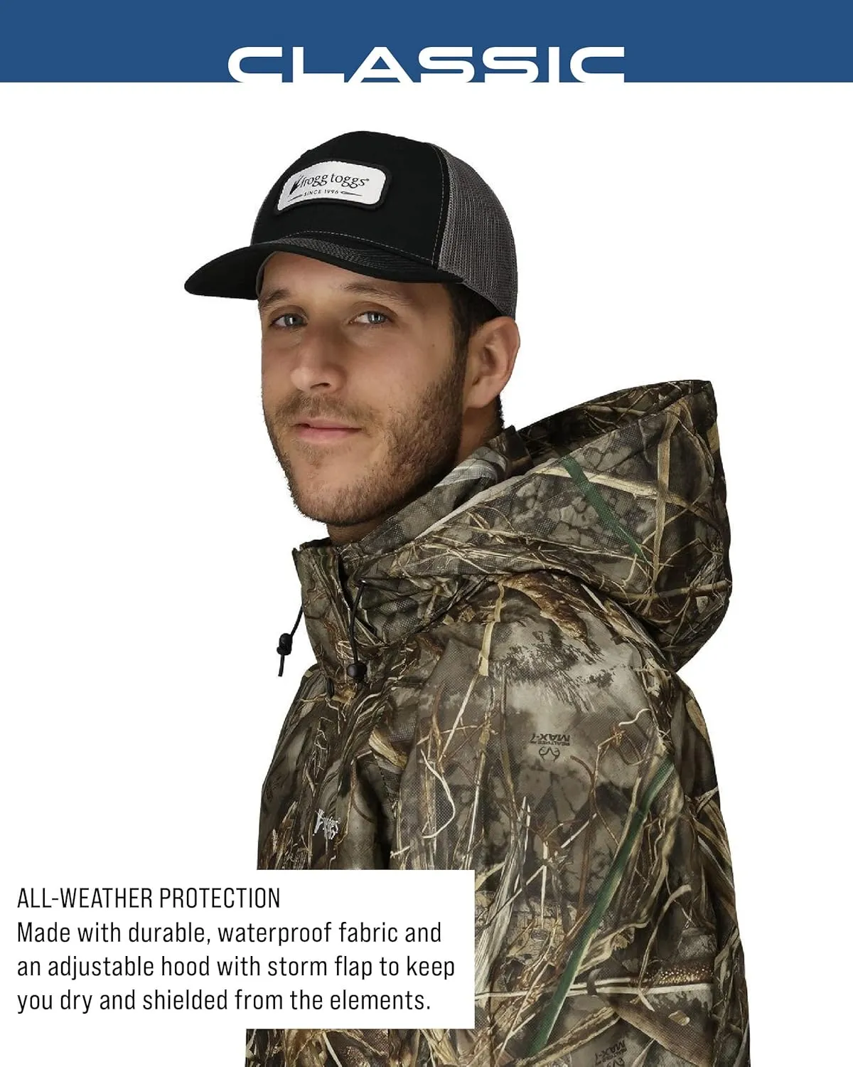 FROGG TOGGS Men's Classic Pro Action Waterproof Breathable Rain Jacket