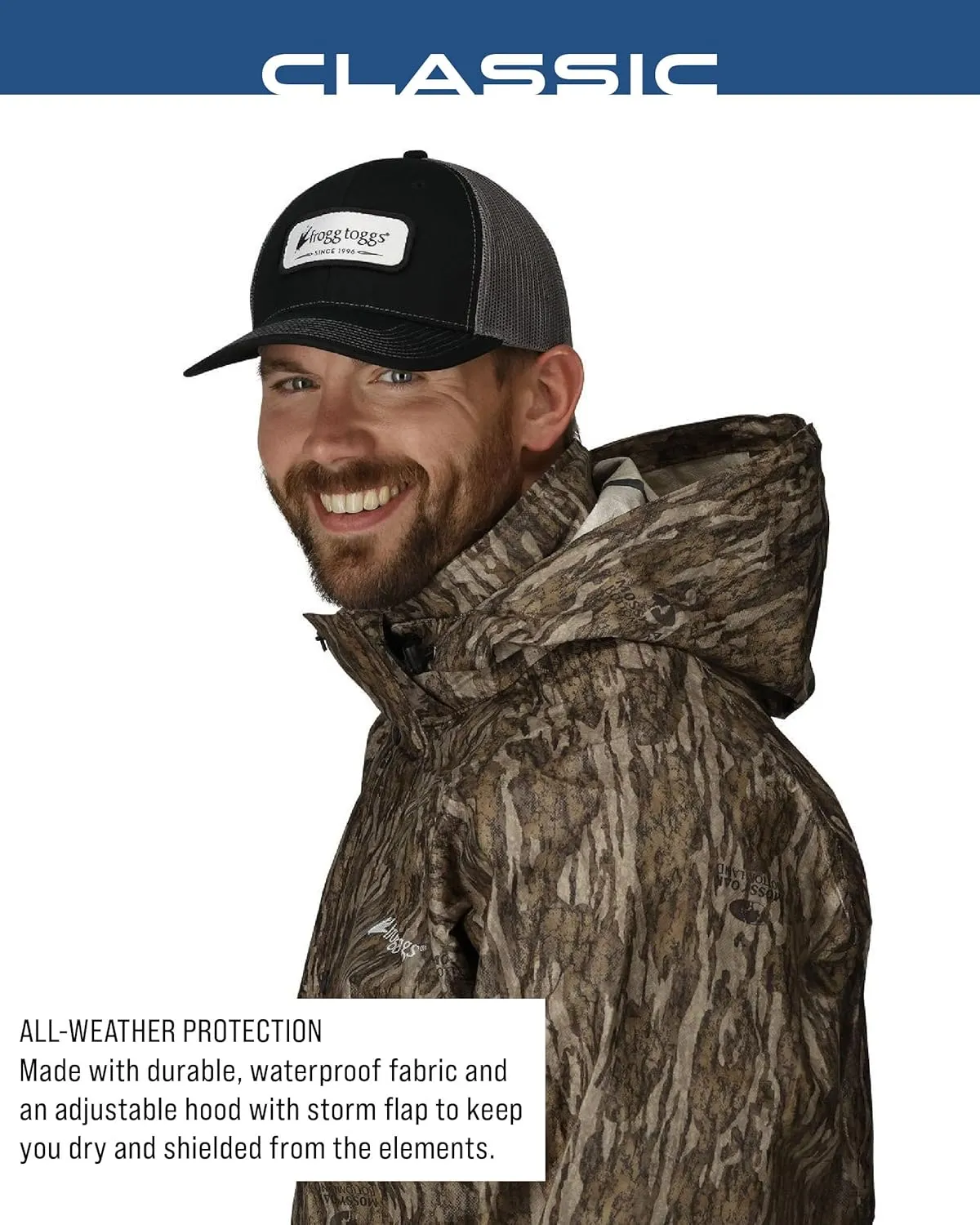 FROGG TOGGS Men's Classic Pro Action Waterproof Breathable Rain Jacket