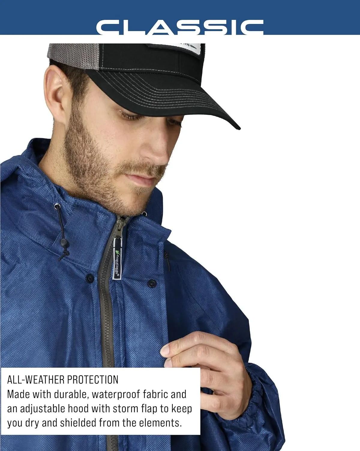 FROGG TOGGS Men's Classic Pro Action Waterproof Breathable Rain Jacket
