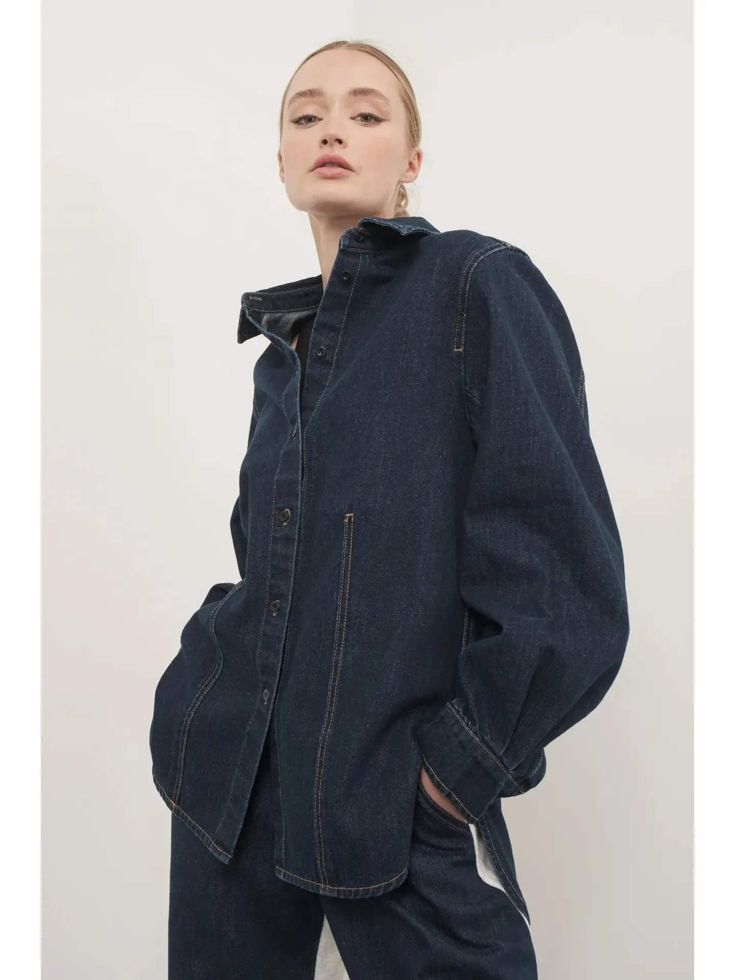 Gianna Relaxed Fit  Denim Shirt
