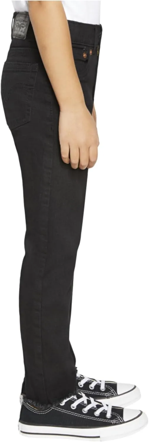 Girls' High Rise Straight Fit Jeans