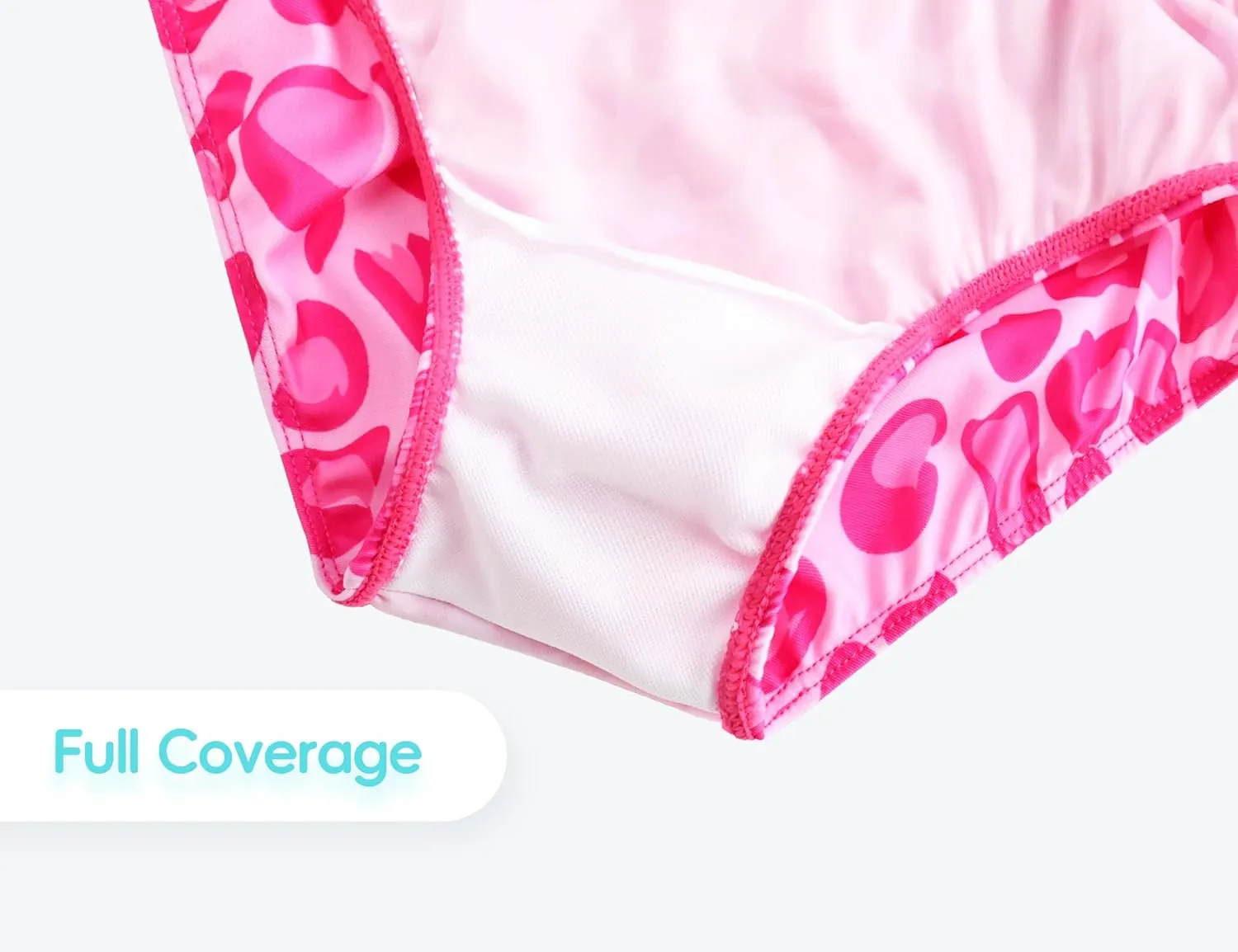 Girls Swimsuit Long Sleeve Rush Guard Bathing Suit Swimwear with Bikini Bottom Sun Protection