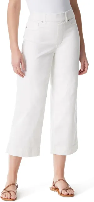 Gloria Vanderbilt Women's Shape Effect Pull on High Rise Wide Leg Crop Standard