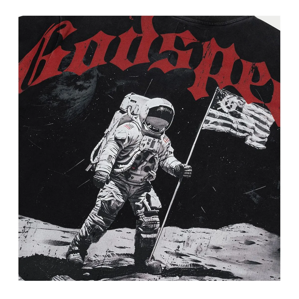 Godspeed Mens 1969? Crew Neck T-Shirt Black