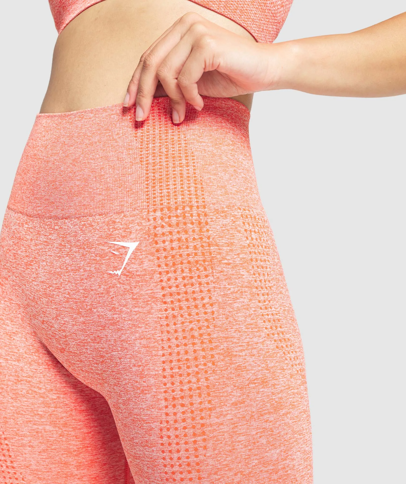 Gymshark Vital Seamless Leggings - Orange Marl