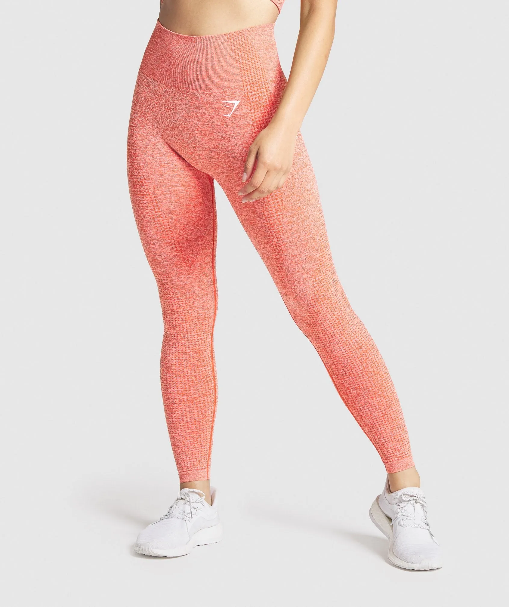 Gymshark Vital Seamless Leggings - Orange Marl