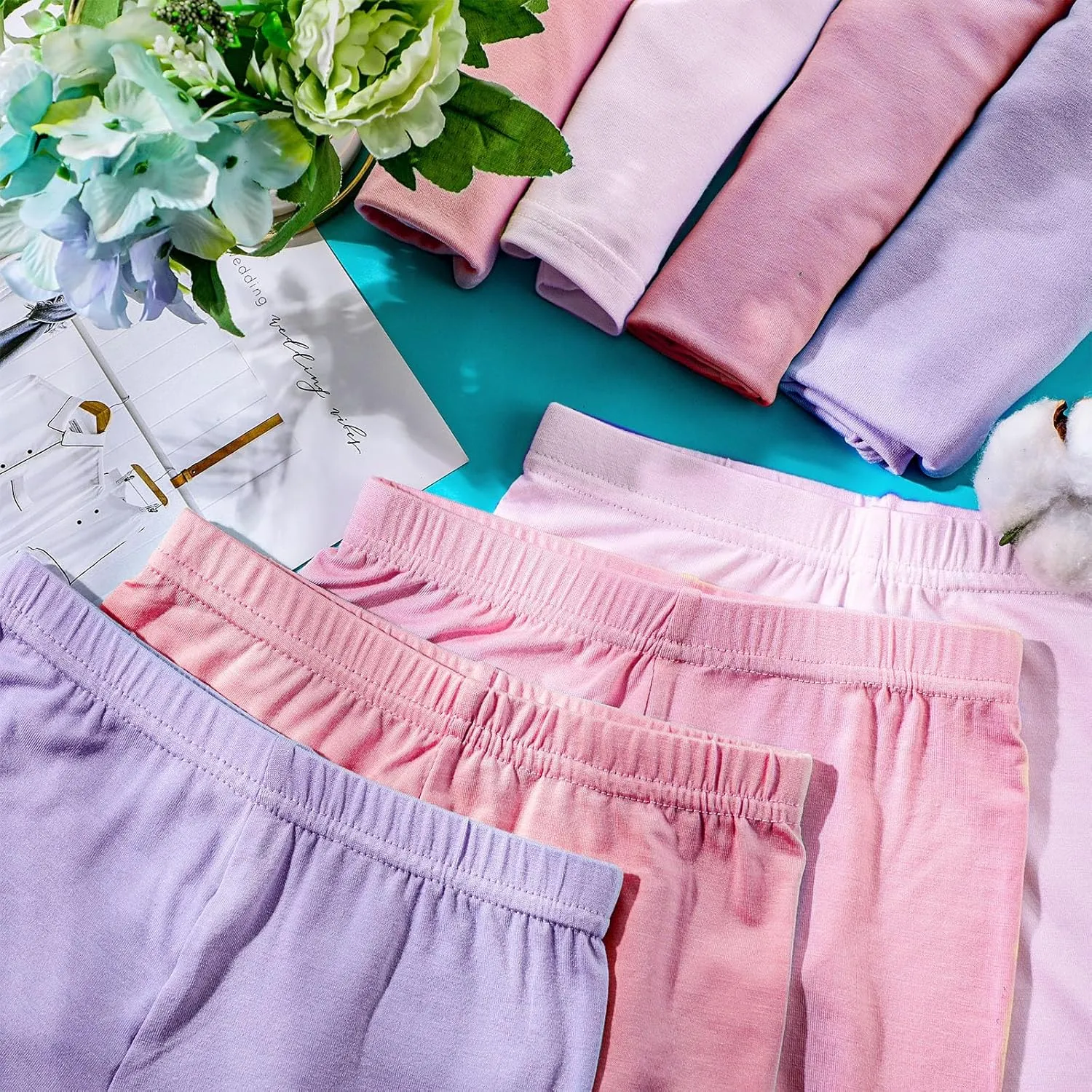 Hercicy 8 Packs Toddler Tank Tops Girls and Dance Shorts Toddler Sleeveless Strap Crop Gymnastics Yoga Shorts for Ballet