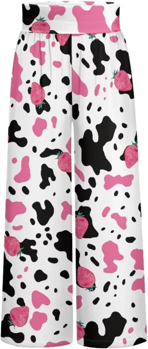 High Waisted Palazzo Pants for Women Wide Leg Lounge Pants with Pockets