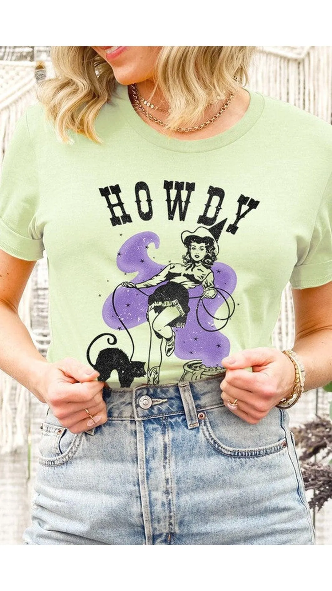 Howdy Witches Graphic T-Shirt