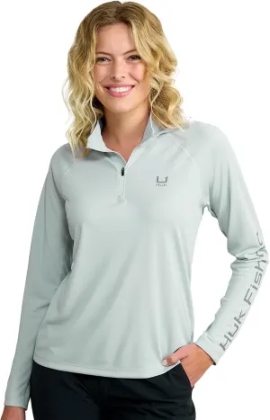 HUK Icon X Hoodie, Fishing Shirt with Sun Protection for Women