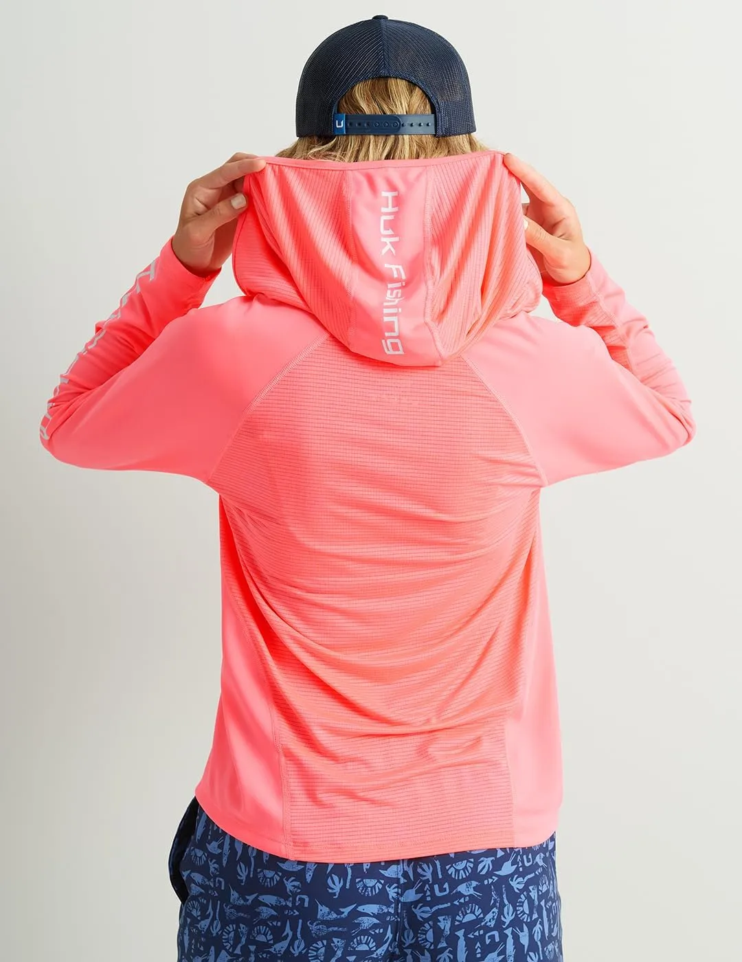 HUK Icon X Hoodie, Fishing Shirt with Sun Protection for Women