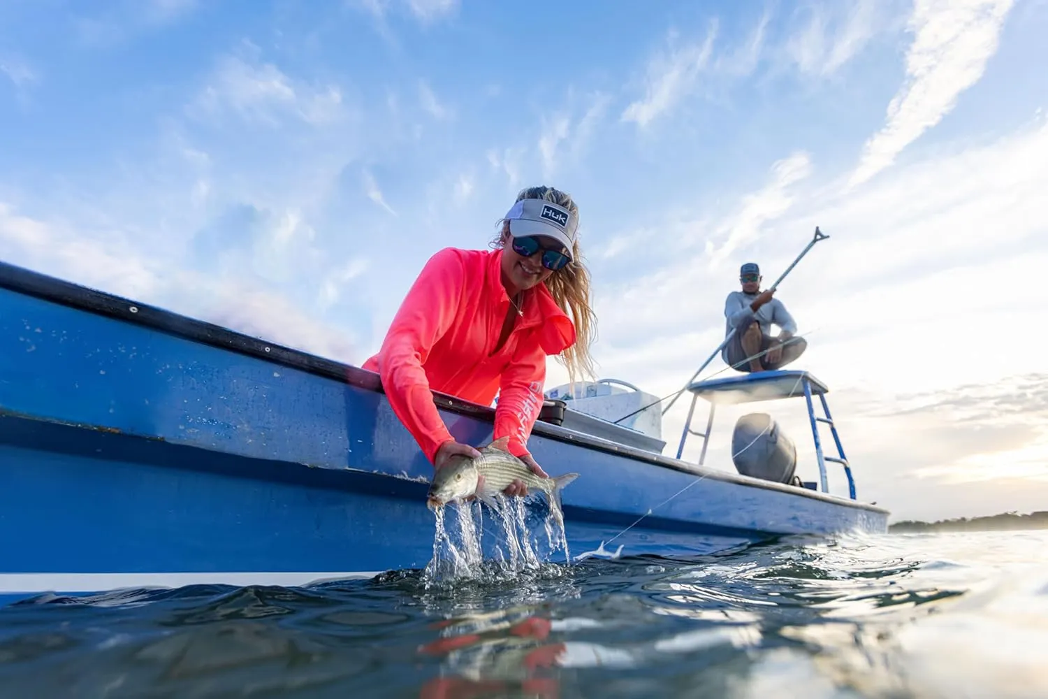 HUK Icon X Hoodie, Fishing Shirt with Sun Protection for Women