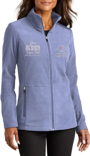 INK STITCH Women L151 Custom Embroidery Design your Own Logo Texts Accord Microfleece Jackets